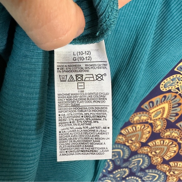 🦋5/20$🦋 teal ribbed romper - Picture 6 of 8